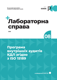 Програма внутрішніх аудитів КДЛ згідно з ISO 15189